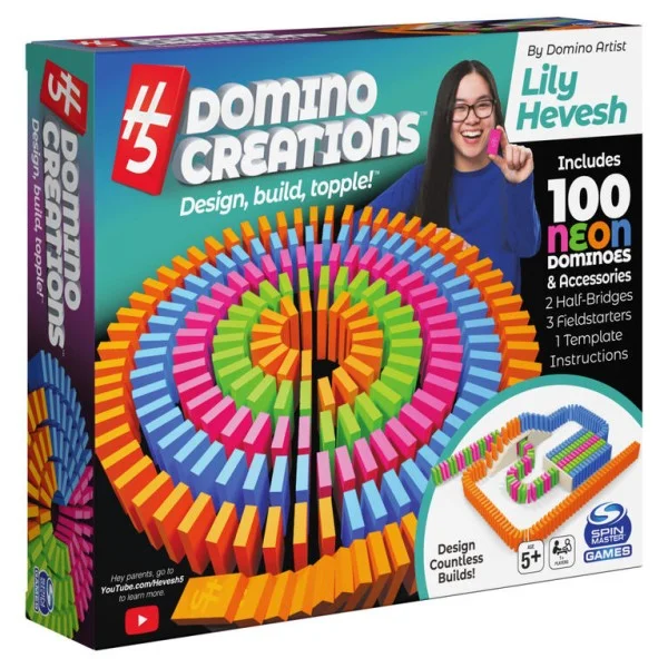 Spin Master Game Hevesh5 Domino Deluxe Set, Assorted - 6062357-T
